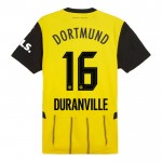 Günstige Fußballtrikots Borussia Dortmund Duranville 16 Heimtrikot 2024-25 Kurzarm